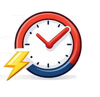 Fast turnaround icon
